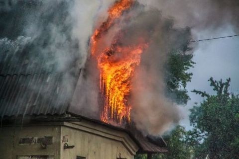 Пожар на даче: в Дзержинском районе погиб мужчина